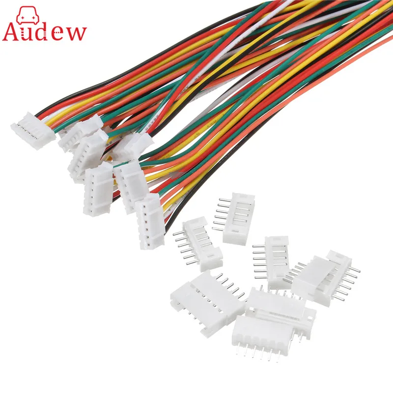 10 комплектов Mini Micro JST 2 0 PH 4 контактный/5 контактный/6 контактный разъем штекер с