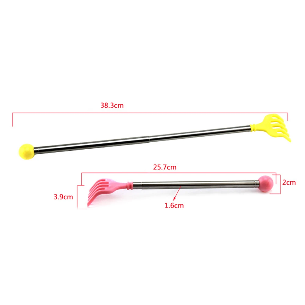35# Adjustable Extendable Back Scratcher Stainless Steel Anti Itch Claw Massager |