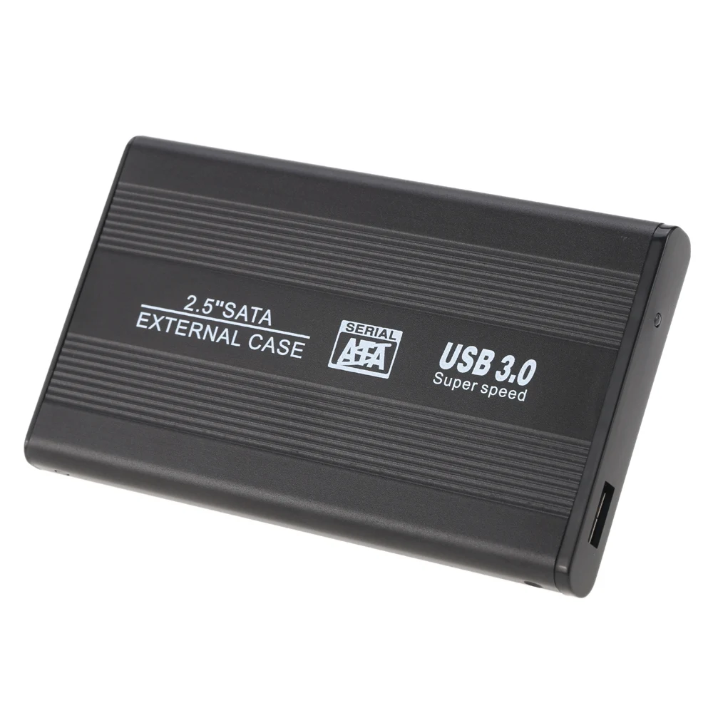 Superspeed USB 3 0 HDD SSD SATA внешний алюминиевый корпус для жесткого диска 2 5 &quot Чехол