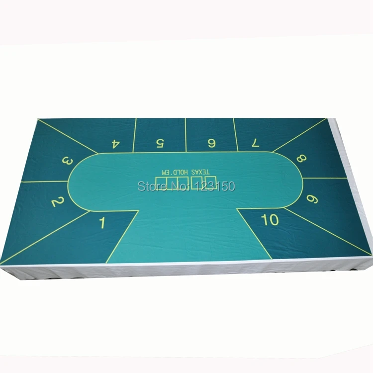 

WP-055 Professional Water Resistant Poker Table Cloth, Baccarat for 9 persons, 1PC, Free shipping