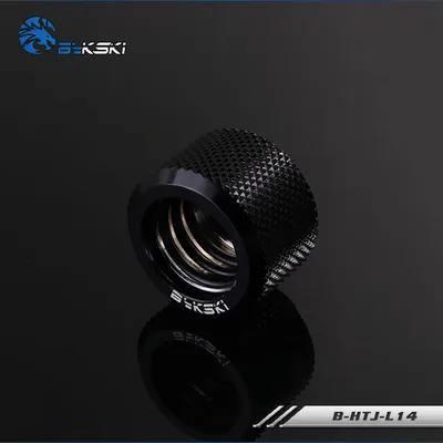 Bykski B-HTJ-L14, OD14mm жесткие трубки фитинги, G1/4 адаптеры для OD14mm жесткие трубки - Цвет лезвия: Black