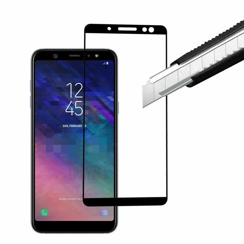 3D полное покрытие закаленное стекло для Samsung Galaxy A6 A7 A8 2018 Защита экрана J8 J6 J4 Plus J5 J7