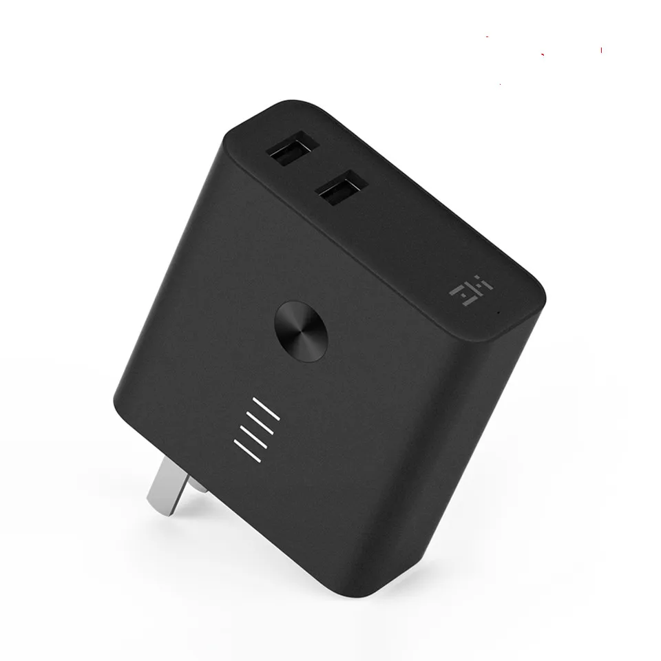 Оригинальный внешний аккумулятор Xiaomi ZMI 2 в 1 6500 мАч с настенным зарядным