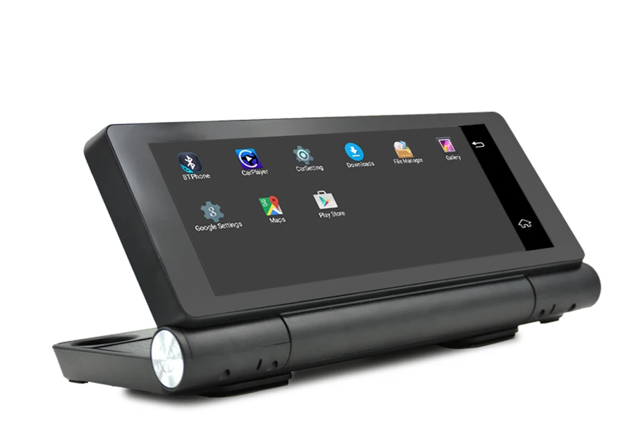 6,8" Android автомобильный видеорегистратор сенсорный экран WiFi Bluetooth 4G gps навигация Двойная камера с gps картой Европы