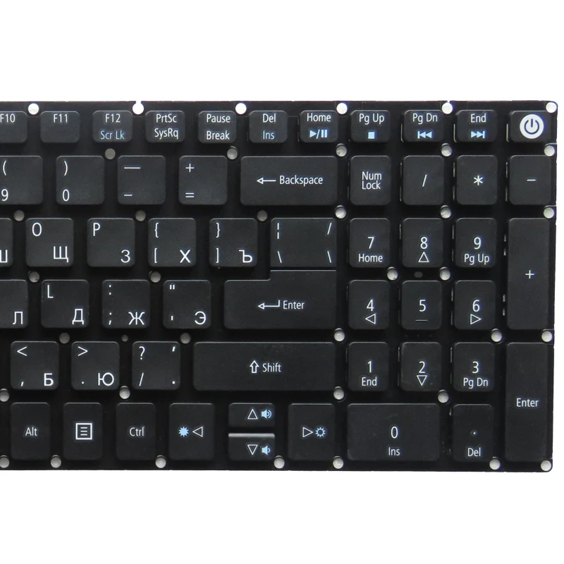 Новая русская клавиатура для ноутбука Acer Aspire E5 523G 553 553G 575 575G 575TG с русской - Фото №1