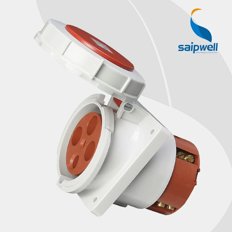 Оптовая продажа Saipwell 400V 125A 4P (3 P + E) промышленная электрическая розетка IP67 EN/IEC 60309 2