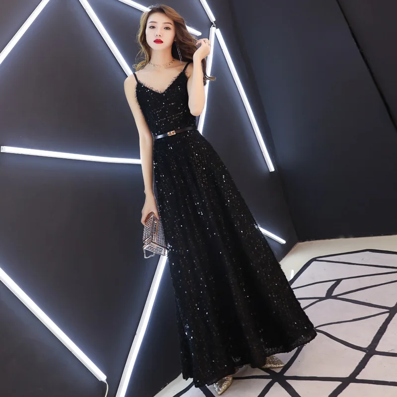 Style 1 Новинка, сексуальное приталенное платье на бретельках с блестками в китайском стиле, улучшенное женское платье Qipao lentejuelas Vestidos, размер S-X - Цвет: Style 1