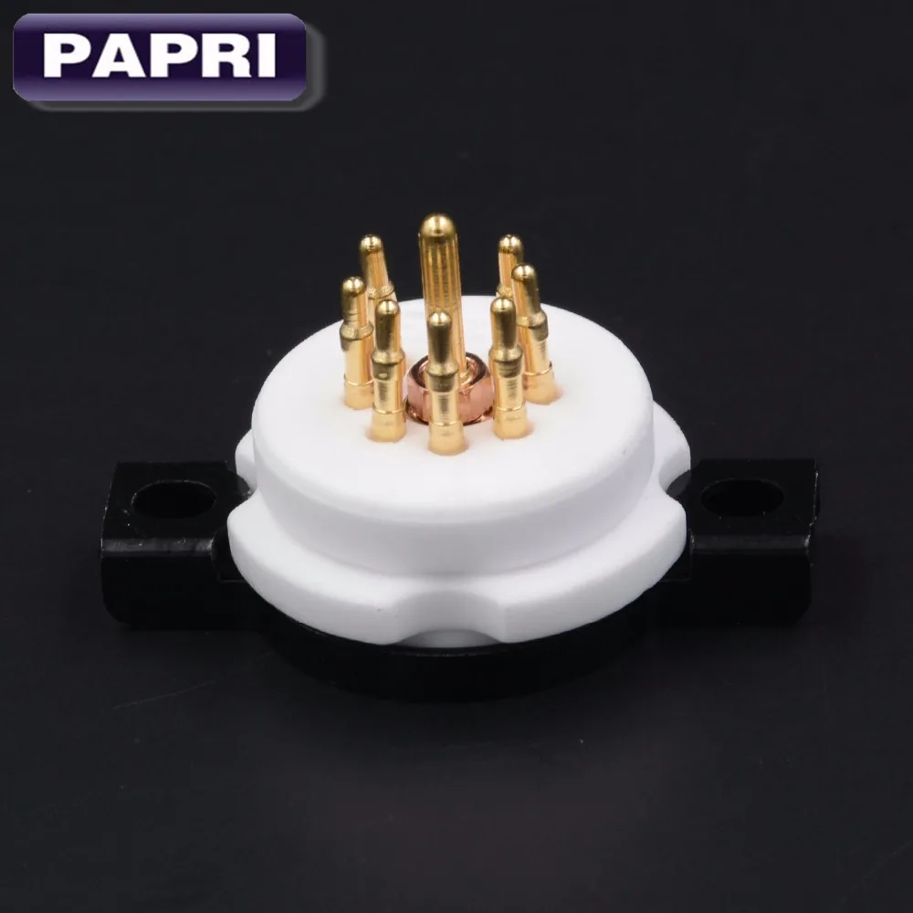 2 шт. высококачественные керамические 7 контактные трубчатые розетки латунный