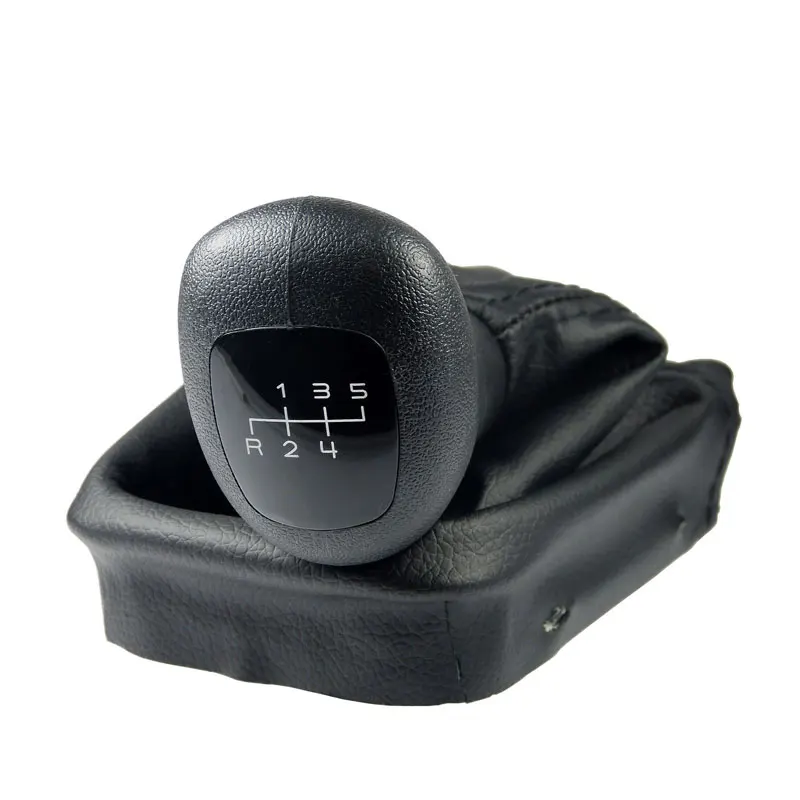 5speed 5/6 Шестерни автомобильный рычаг переключения Шестерни ручки с Gaitor для Mercedes Benz W202 C Class S202 W208 C208 CLK W210 E классический Корпоративный дух Спорт - Название цвета: 5speed