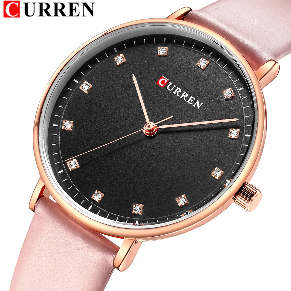 CURREN simple style women watches luxury fashion quartz wristwatches drop shipping ulzzang brand woman clock montre femme | Наручные часы