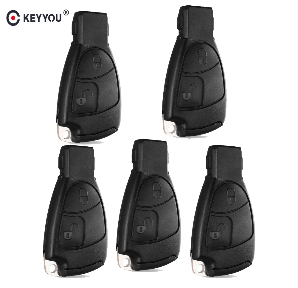 Автомобильный корпус для дистанционного ключа KEYYOU 5x Mercedes Benz B C E S ML SLK CLK Class 2