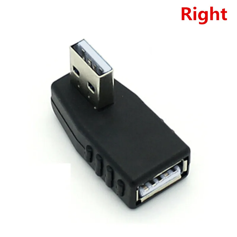 90 градусов левый/правый/вверх/вниз угол L изгиб USB 2 0 адаптер Папа-мама удлинитель