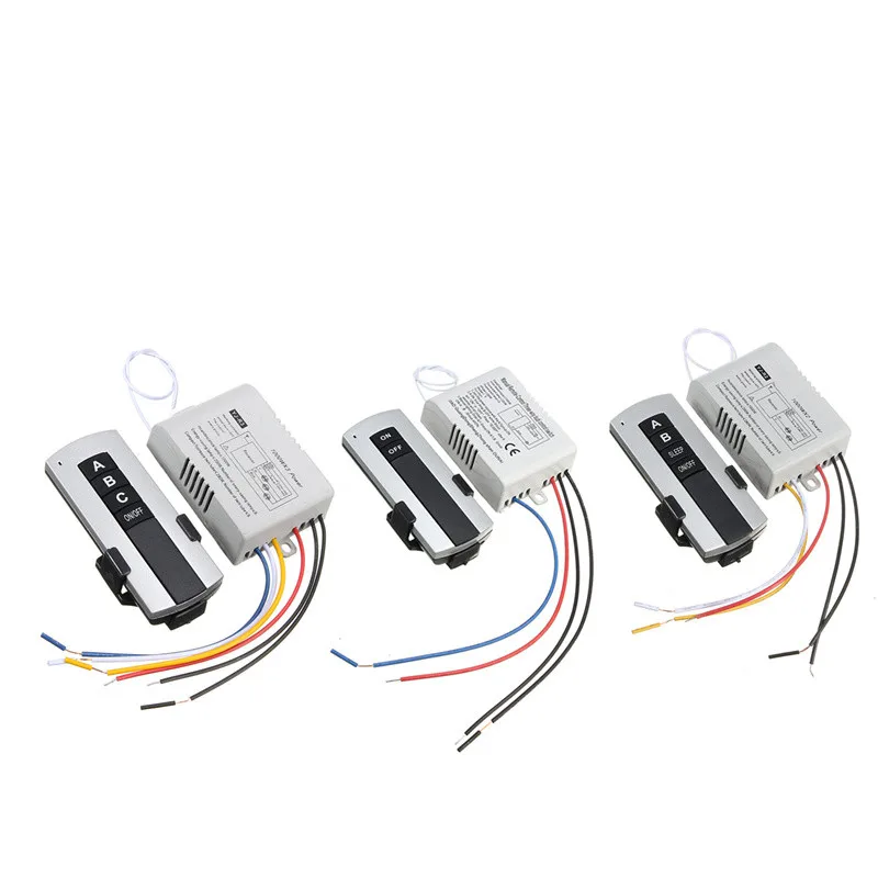 Беспроводной пульт дистанционного управления 2/3 в 220 путей|way switch|lamp switchlamp control switch