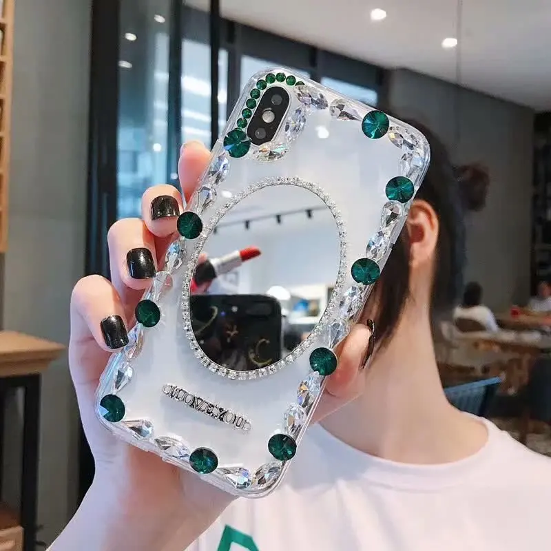 XINGDUO горячая Распродажа шикарный макияж зеркальный чехол для iphone X XS XR MAX