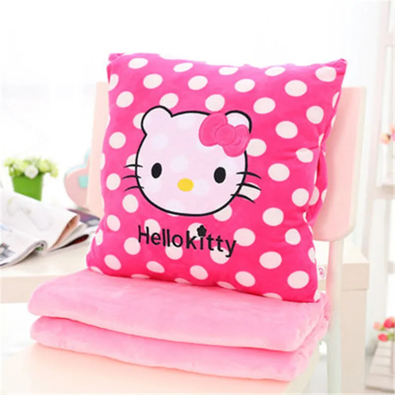 12 1 компл. Прекрасный Rilakkuma Плюшевые Милые Тоторо Cat Медведь Отдых на природе кукла Подушки Детские Подушки Nap автомобилей Диван укрепить волновой точки Одеяло 3 в 1 - Цвет: 12