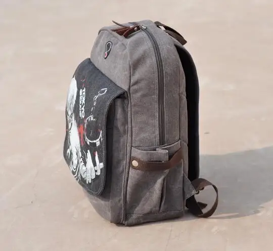 Japanese Anime Tokyo Ghoul Ken Kaneki Printed Canvas Backpack New 2017 Preppy Style Teenagers Bookbags High Capacity | Багаж и сумки