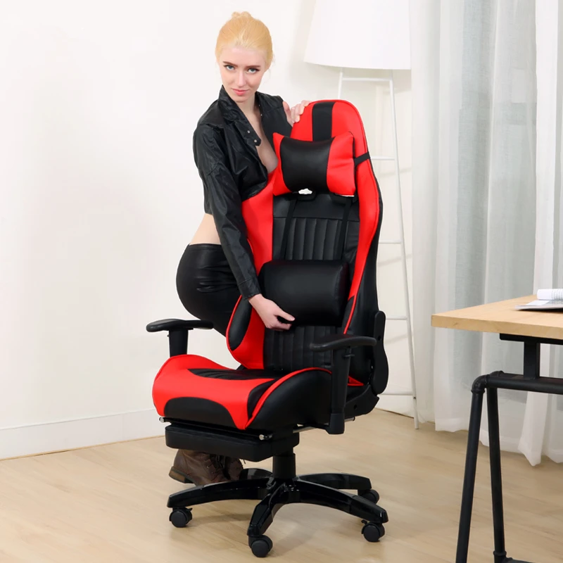 Multifunctional Fashion Boss Chair WCG Computer Household Reclining Office With Footrest Racing Seat sillas game | Мебель