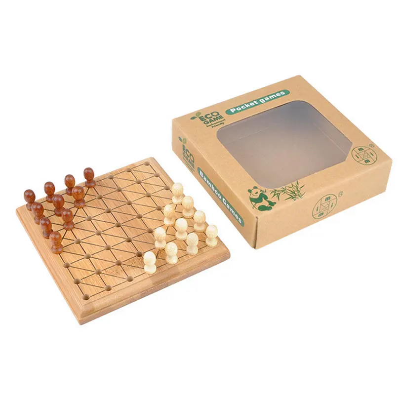 imim Chinese Checkers Game Set Board Puzzle Wooden Toys Chessboard Table Kids Games Educational Learning For Children | Игрушки и хобби