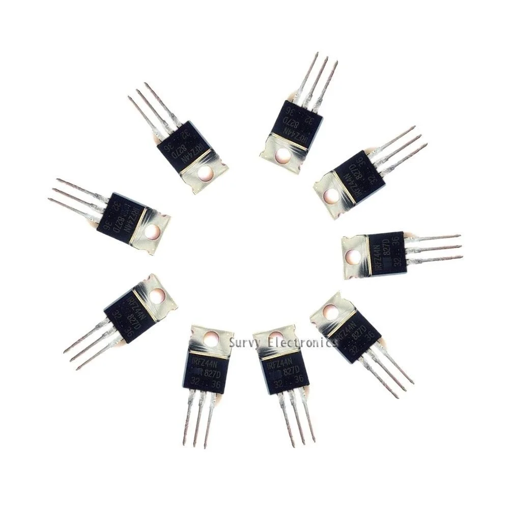 10 шт. транзистор IRFZ44N IRFZ44 N-Channel 49A 55В MOSFET