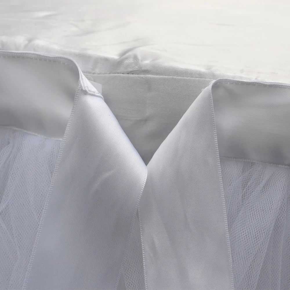 Детская Юбка для дня рождения пачка с жемчужинами и цветами свадебного торжества