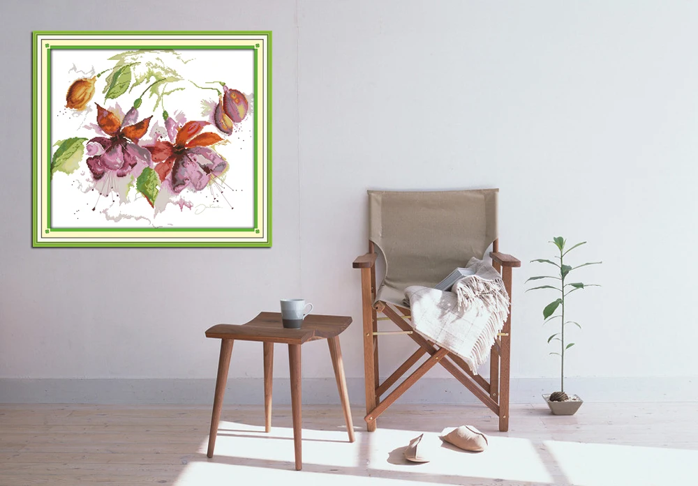 Joy Sunday цветочный стиль великолепное украшение в виде домика лилии большие узоры