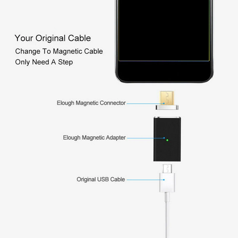 Переходник с Micro Usb на Type C для Huawei Xiaomi зарядный и синхронизирующий кабель передачи