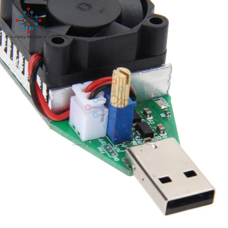 Электронный тестовый резистор 15 Вт DC 3 в-21 в USB интерфейс тестер емкости разряда