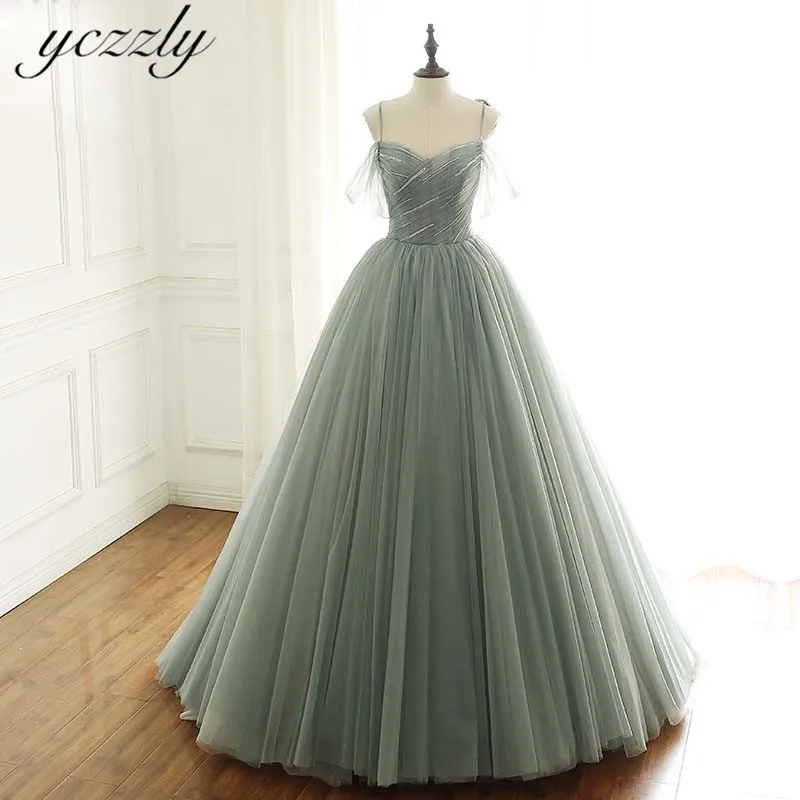 as picture Vestido De Noiva Princesa элегантное платье на тонких бретельках бальное платье со стразами зеленое свадебное платье Длинные свадебные платья с открытыми плечами - Цвет: as picture
