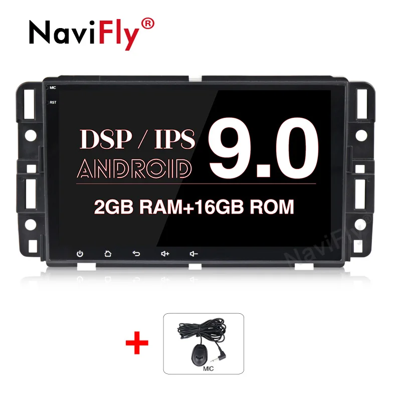 Car dvd Новинка! " Android 9,0 ips DSP автомобильный Радио мультимедийный плеер для GMC Chevrolet Chevy Yukon Sierra Tahoe Acadia Suburban gps навигатор - Цвет: Car dvd