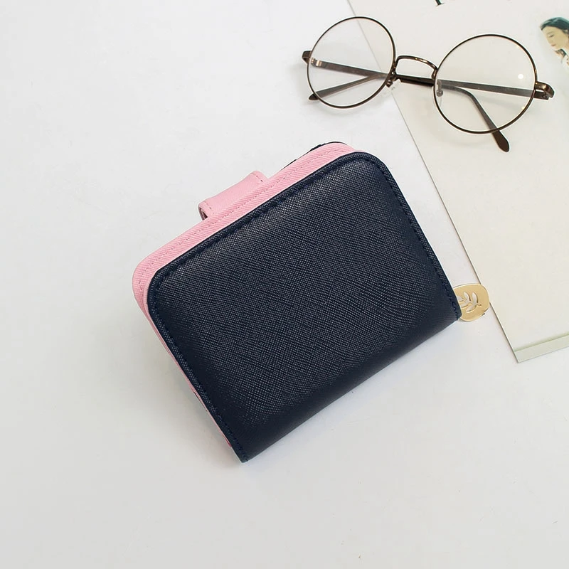 

Women Wallets Design High Quality Leather Wallet Female Fashion Small Female Purse Short Purse Women Wallet Mini Zipper wallet