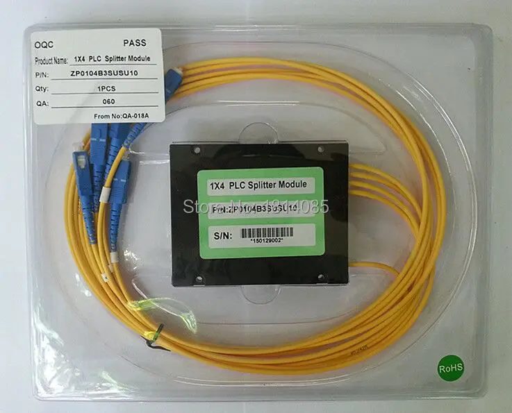 3 0 мм 1x4 ABS коробка модуля Тип SC/PC коннектор волоконно оптический ПЛК сплиттер|fiber
