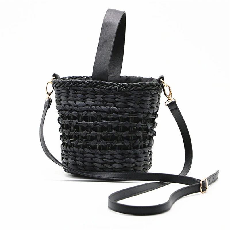 XMESSUN женская Соломенная Сумка 2019 новые летние модные шарфы круглый седельная