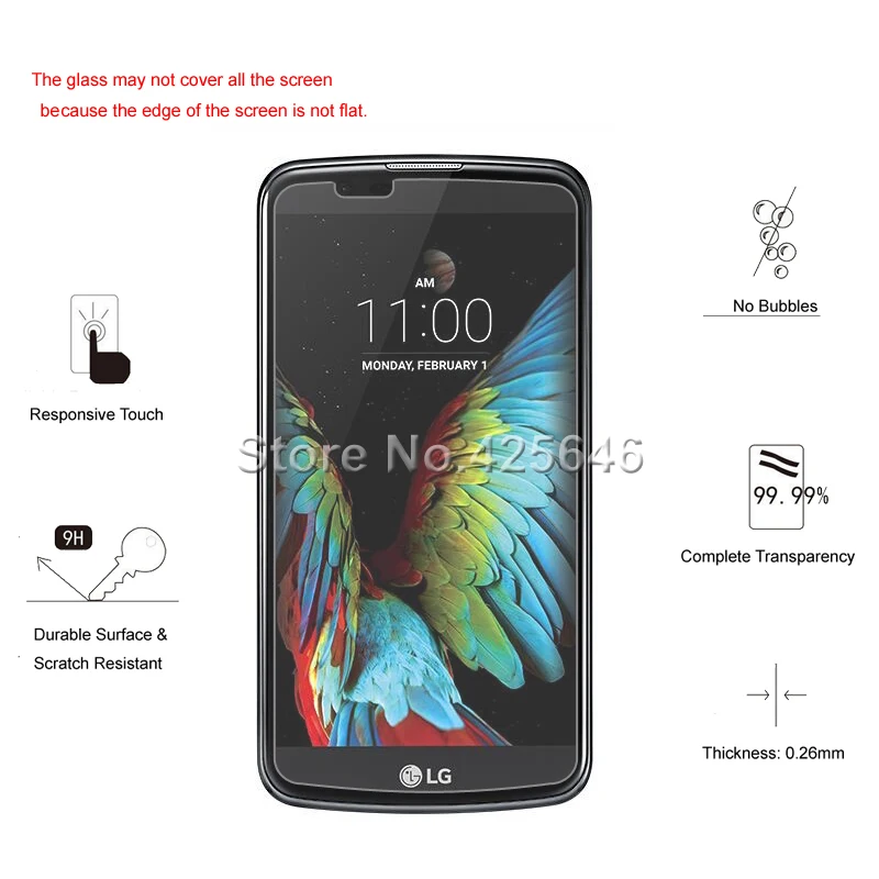 2 шт для LG K10 4G СТЕКЛО 2.5D 9H Премиум защитное закаленное стекло для LG K10 4G K410 K430 K420 F670 Защитная пленка для экрана