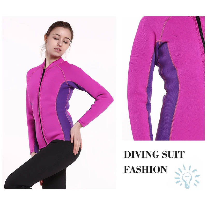 Женский неопреновый купальник Sbart зимний раздельный из нейлона с длинными