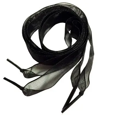 black 2 см широкие фантастические плоские шнурки вуаль Ленточные шнурки для обуви для кроссовок спортивная обувь 80 см/31,5 дюйма и 120 см/47 дюймов - Цвет: black