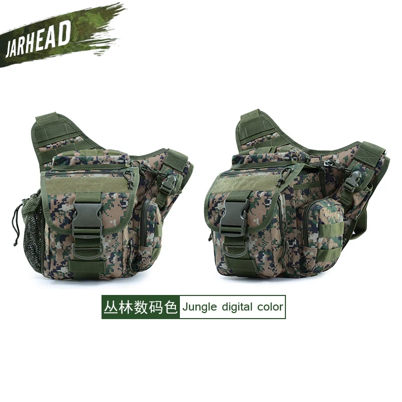 JungleDigital Военная Тактическая Сумка на плечо 900D Оксфорд мужская женская сумка для наружной камеры поясная сумка для альпинизма кемпинга треккинга 9 цветов - Цвет: JungleDigital