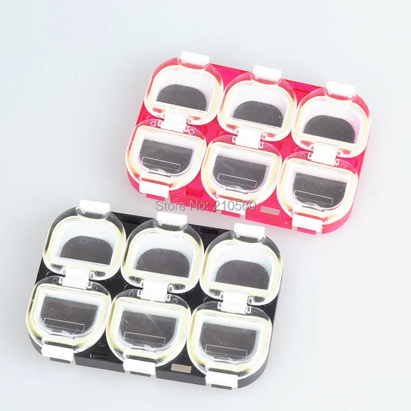 6 отсеков Водонепроницаемый мини экологичный Рыбалка инструмент приманки крючок