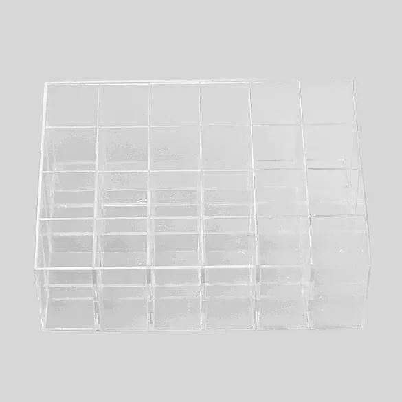 24 отделения косметический Органайзер коробка держатель для губной помады