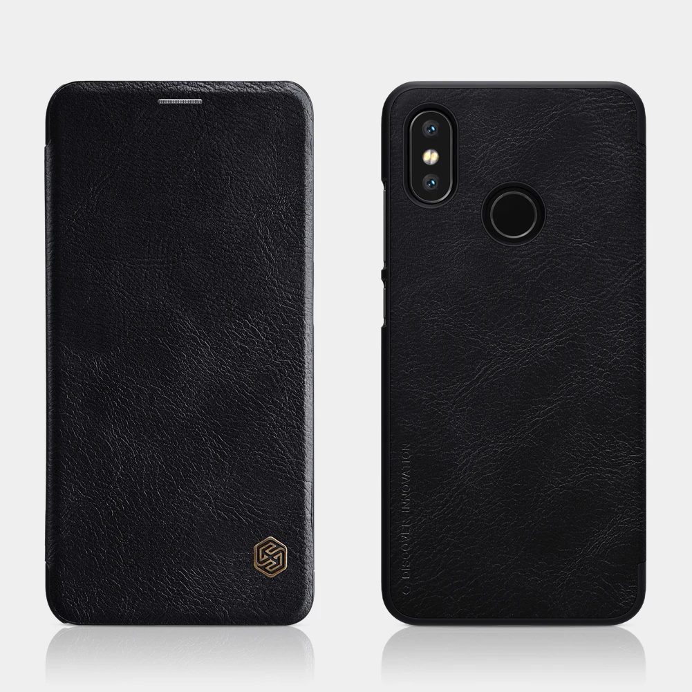 Для Xiaomi Mi 8 чехол Nillkin Qin Series из искусственной кожи с откидной крышкой чехол для Xiaomi Mi 8 крышка
