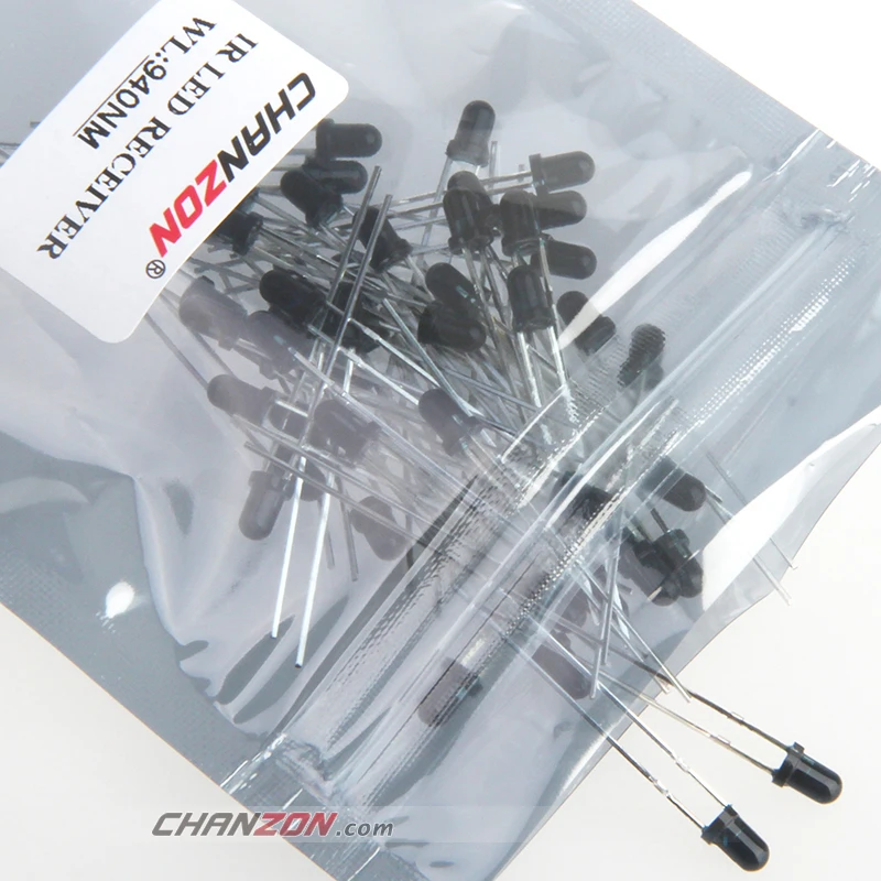 ИК приемник светодиодный диодный излучатель светильник с отверстиями 3 мм 100 шт.