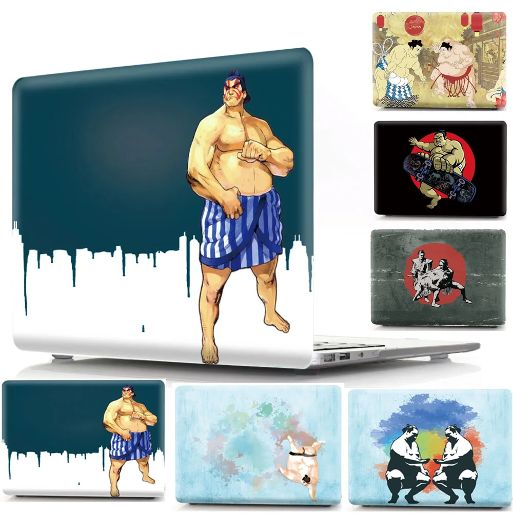 Жесткий чехол с принтом Sumo для Apple Macbook Air Pro Retina 11 12 13 15 Mac 6 3 4 модная сумка