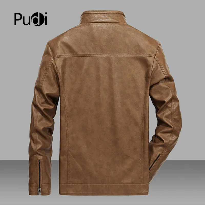 PUDI MT881 2018 новые мужские pu кожаная куртка Летняя Одежда для мальчиков Спортивная