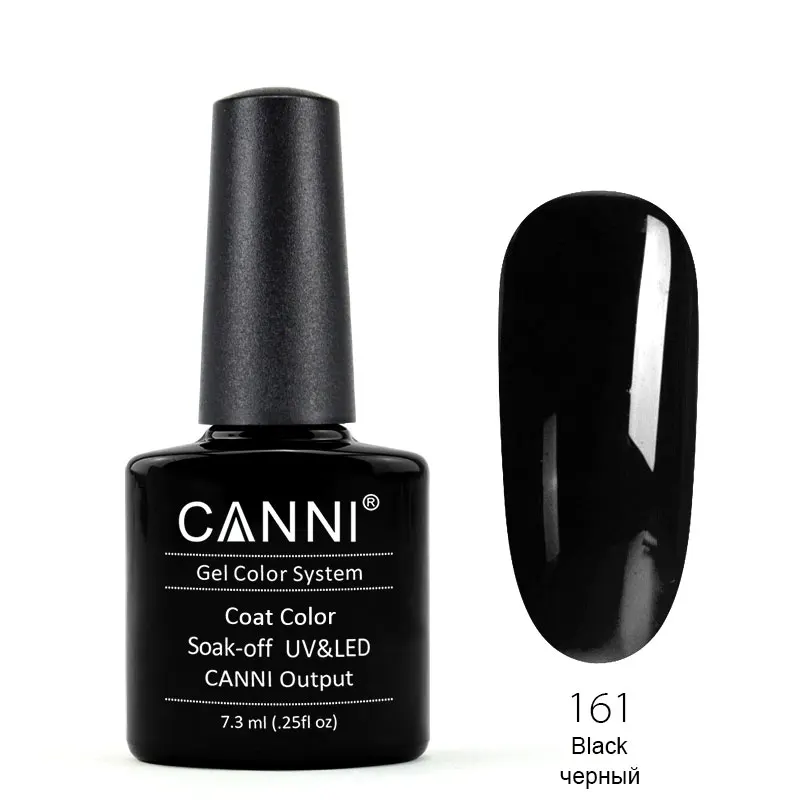 CANNI UV гель Лаки 7,3 мл французский Цвет 215-258 чехол с блестящей жемчужной блестящие шикарные женские босоножки с Светодиодный УФ-лампы для ногтей художественный Гель-лак для ногтей - Цвет: 161