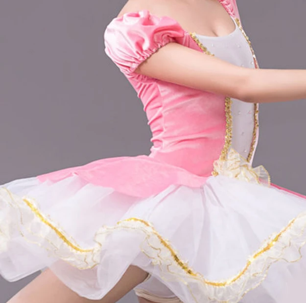 New Arrival Adult Pink Classical Ballet Tutu For Competition Professional Tutus Pancake Tehearsal | Тематическая одежда и