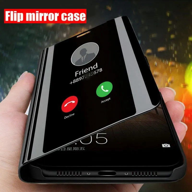 Smart Mirror Flip Case For Huawei P30 P20 Mate 20 10 Pro P Honor 8X 8 9 Lite 9i Note V10 Play Nova 3i 3E 2i |