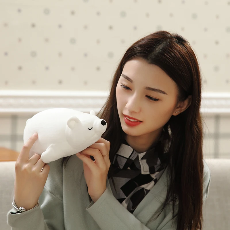 30 см Симпатичный Белый полярный медведь плюшевый пенопласт мягкая набивная