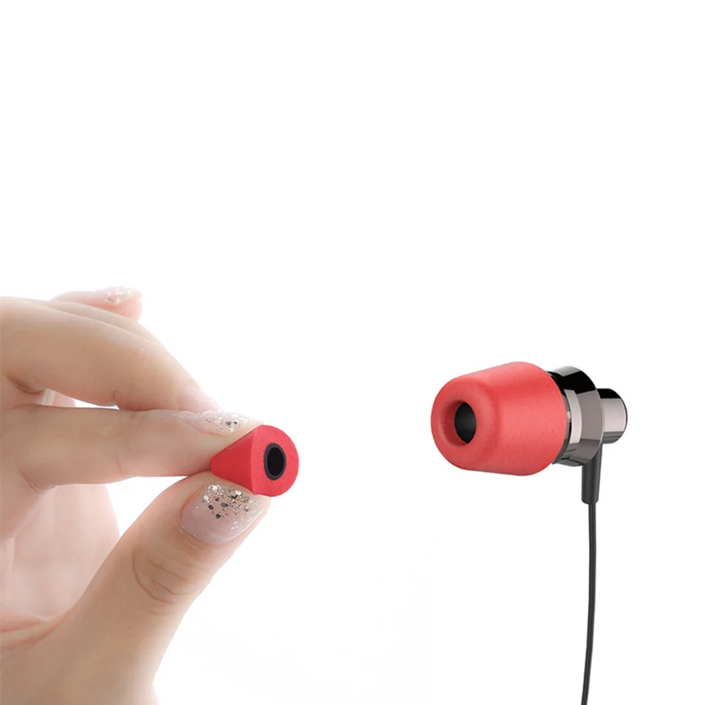 6 пар наушников шумоизоляция пены памяти в ухо бутон мягкие Сменные беруши с