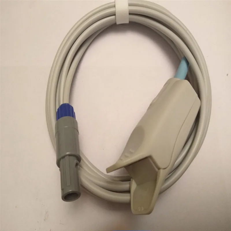 10 шт./лот совместим с датчиком Mindray Spo2 MEC1000/PM7000/8000 зонд для взрослых клипсой