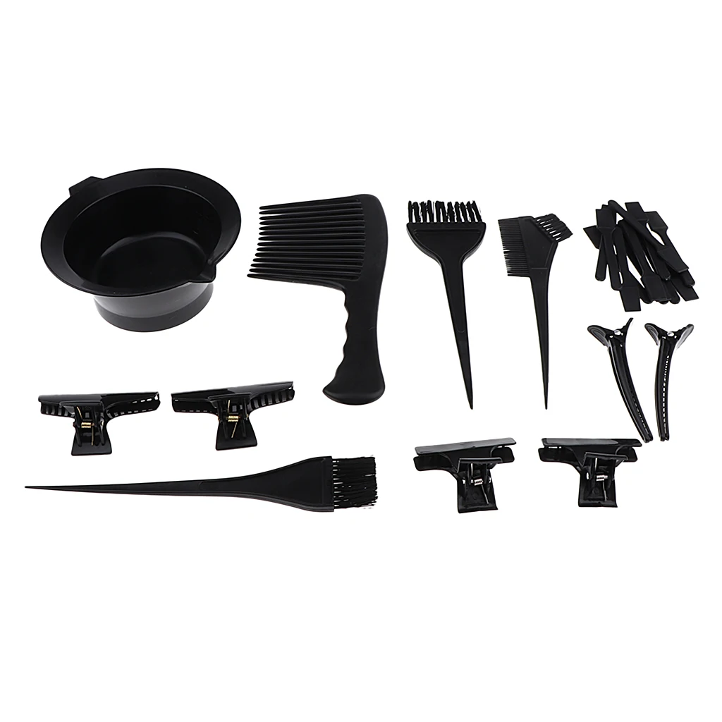 

Набор кистей для окрашивания волос, набор из 23 зажимов для раскрашивания волос