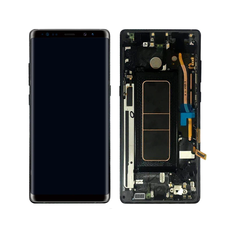 6 3 &quotAMOLED для SAMSUNG Galaxy Note 8 LCD Note8 сенсорный экран дигитайзер сборка с рамкой